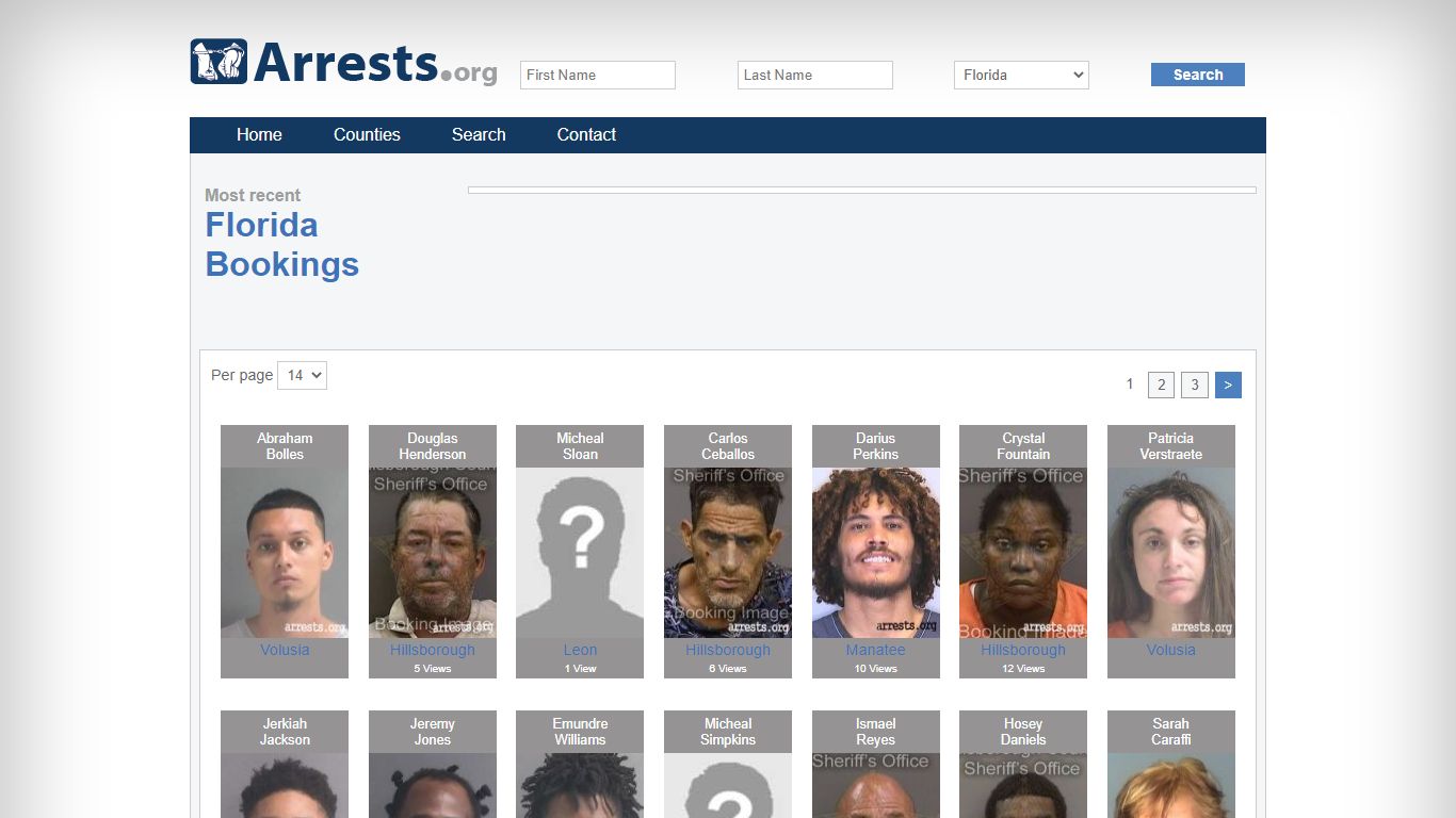 Florida Arrests and Inmate Search