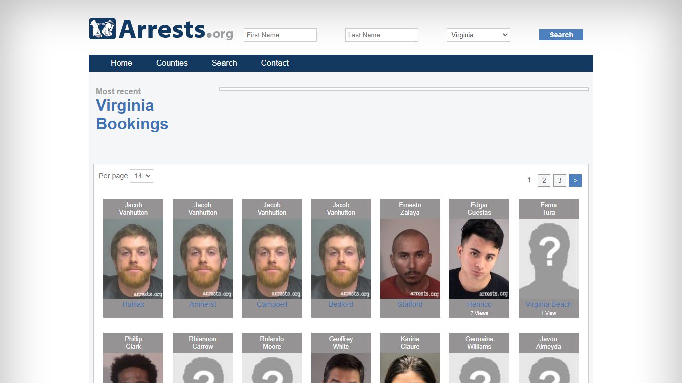 Virginia Arrests and Inmate Search