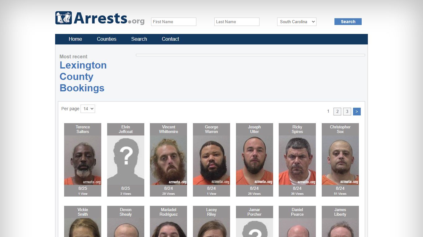 Lexington County Arrests and Inmate Search